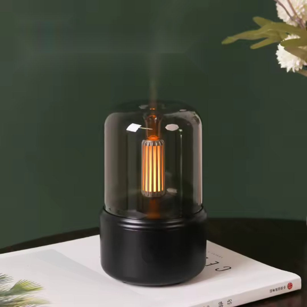 Ember & Mist Aromatherapy Diffuser Air Humidifier Essential Oil Night Light