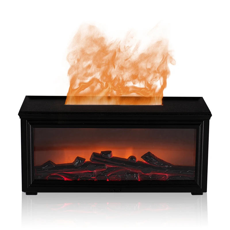 Ember & Mist Essential Oil Fireplace Flame Humidifier