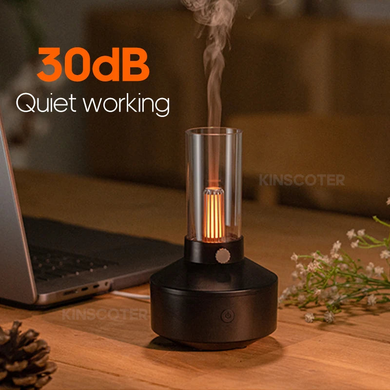 Ember & Mist Aromatherapy Diffuser Air Humidifier Essential Oil Night Light