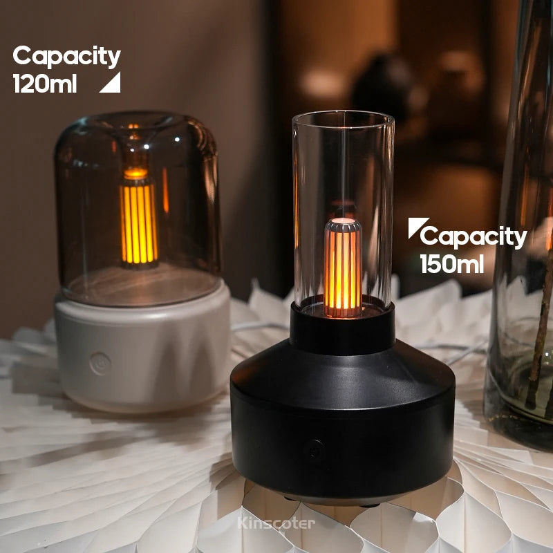 Ember & Mist Aromatherapy Diffuser Air Humidifier Essential Oil Night Light
