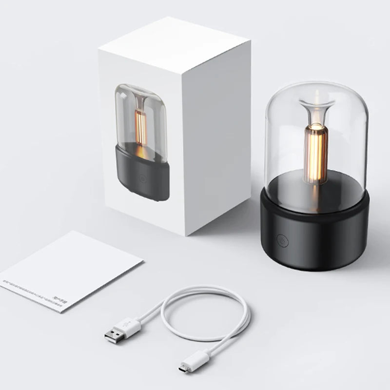 Ember & Mist Aromatherapy Diffuser Air Humidifier Essential Oil Night Light