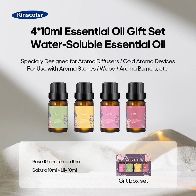 Ember & Mist Aromatherapy Diffuser Air Humidifier Essential Oil Night Light
